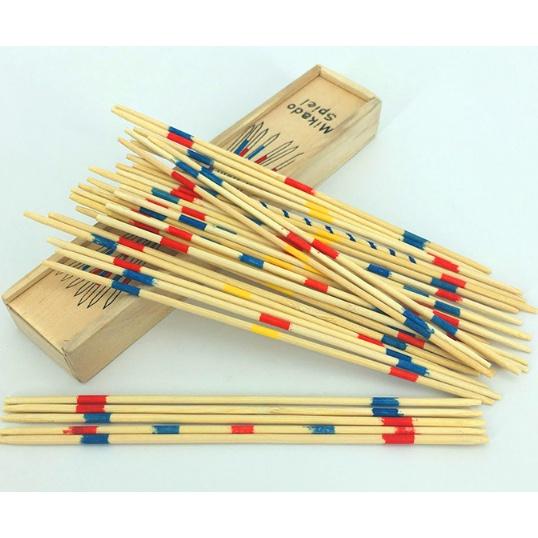 Que gỗ Mikado Splie Rút số, rút que cổ điển trò chơi gắp que đếm số màu
