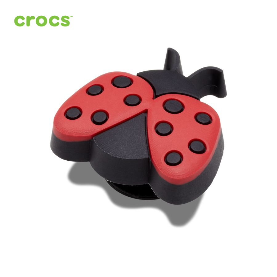 Sticker nhựa jibbitz unisex Crocs Lil Ladybug