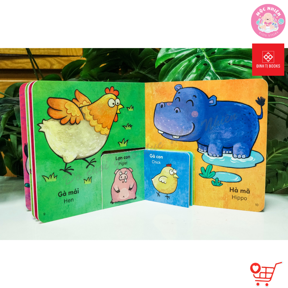 Sách - Bộ sách to ôm sách nhỏ dành cho trẻ 3-6 tuổi - Đinh Tị Books