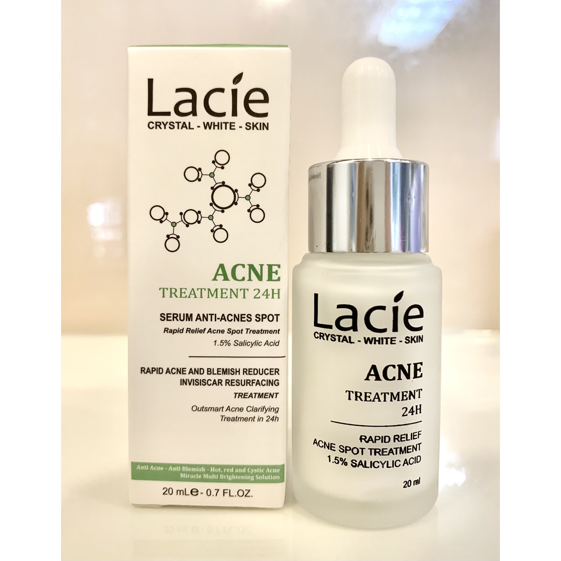 TINH CHẤT CHẤM MỤN CẤP TỐC LACIE -  ACNE TREATMENT 24H