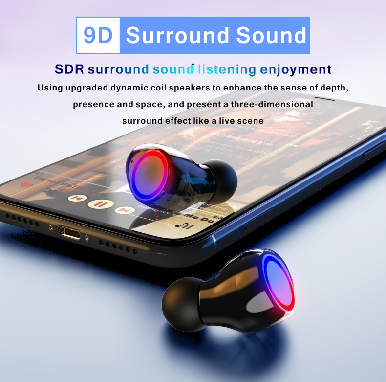 Tai Nghe Bluetooth Không Dây Nhét Tai Bluetooth 5.3 LT/MM PRO TWS True Wireless, Pin Sạc Dự Phòng - Hàng Chính Hãng