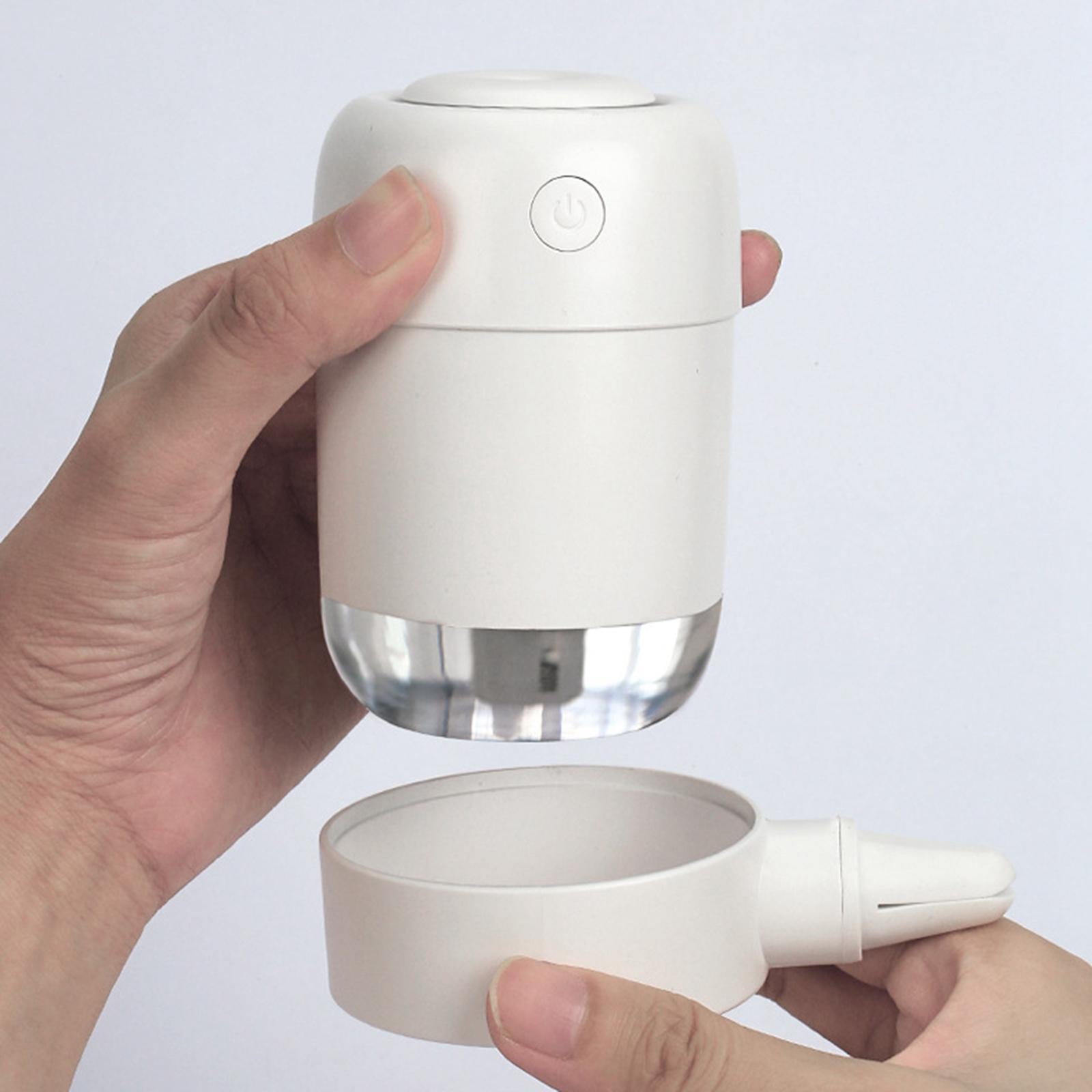 Portable Mini Humidifier Personal USB Desktop Cool Mist Humidifier w/ Lights