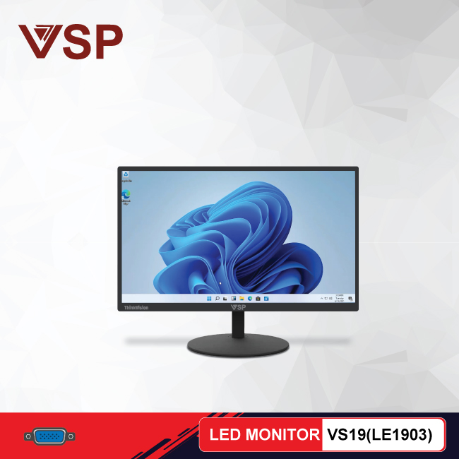 Màn hình máy tính 19inch VSP VS19 (LE1903) VGA 60Hz 5Ms – Hàng chính hãng TECH VISION phân phối