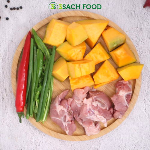 Canh Bí Đỏ Xương Heo 3S