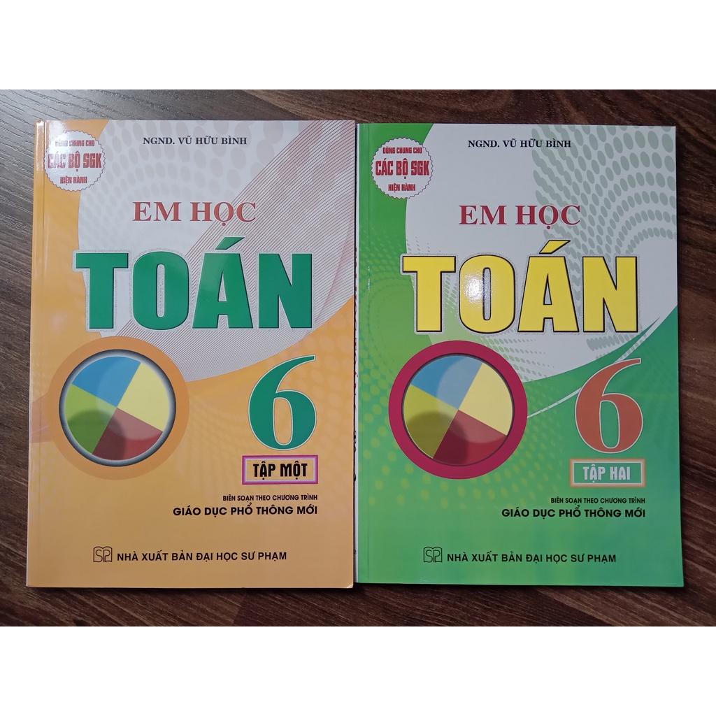 Sách - Combo Em Học Toán Lớp 6