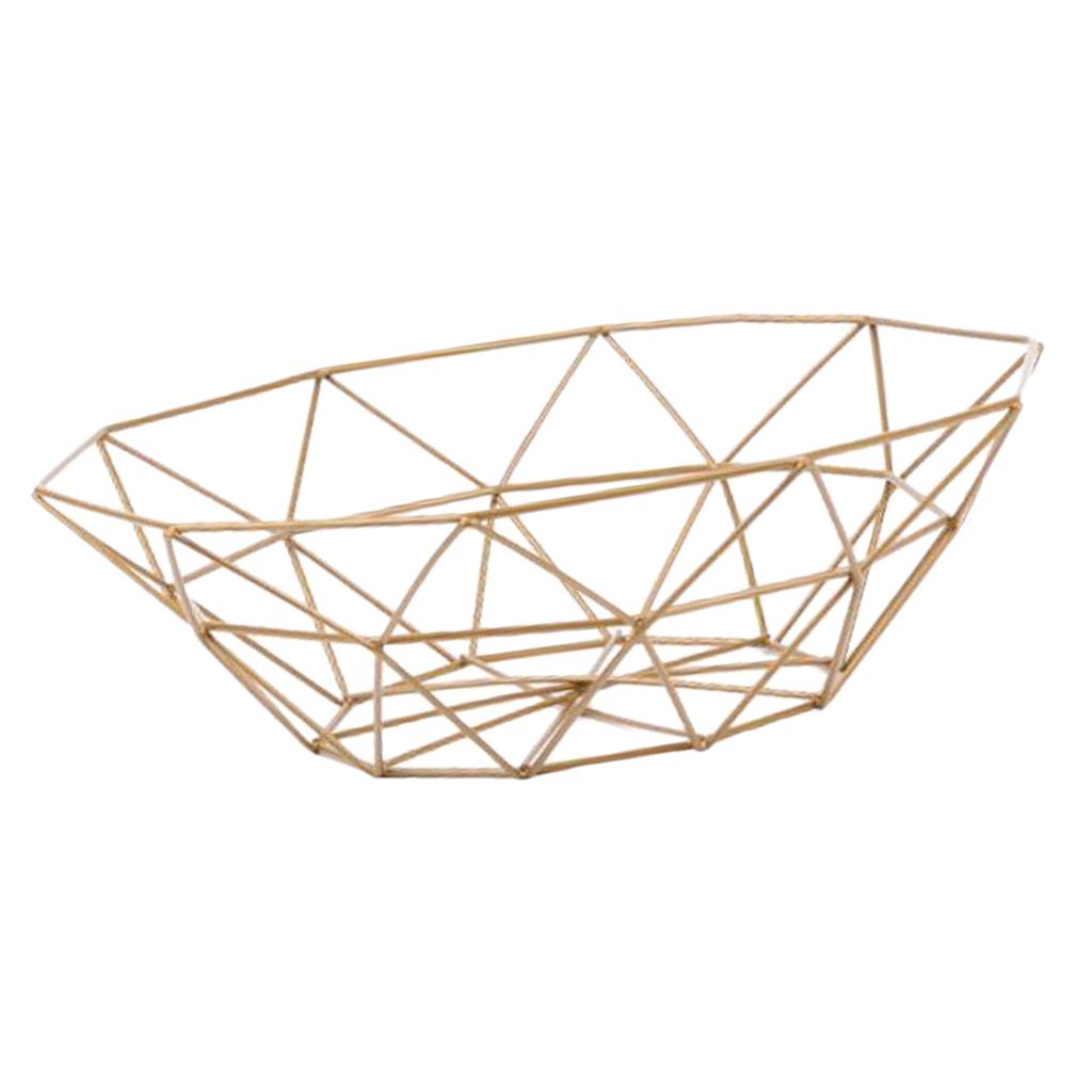 Metal Wire Fruit Snacks Basket Stand for Kitchen -Size S