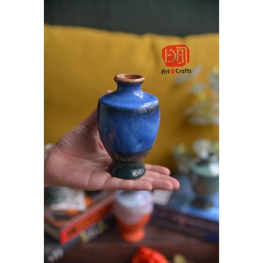 Lọ hoa mini để bàn siêu cute, sứ Bát Tràng. Trang trí kệ treo tường, bàn làm việc, bàn cafe, bàn trà bh20