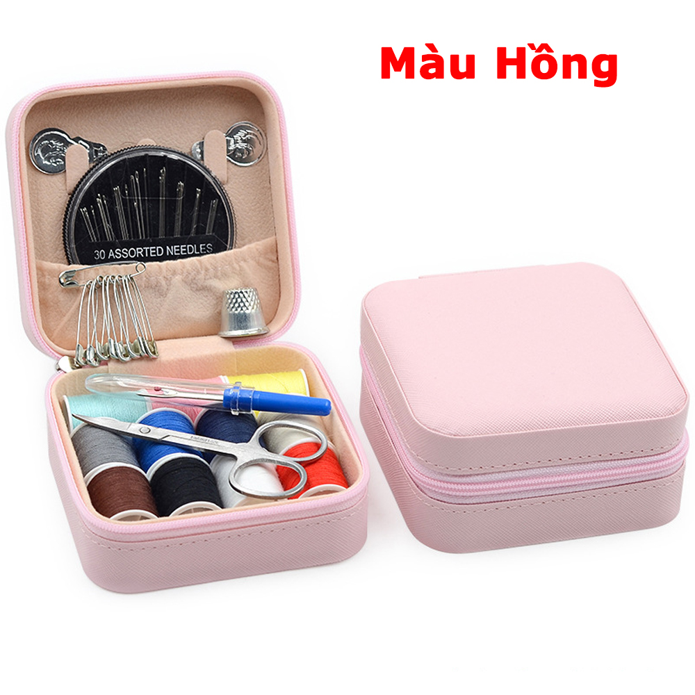 Bộ May Vá Quần Áo Đa Năng Cho Gia Đình KUNBE Kèm Hộp Đựng Kim Chỉ