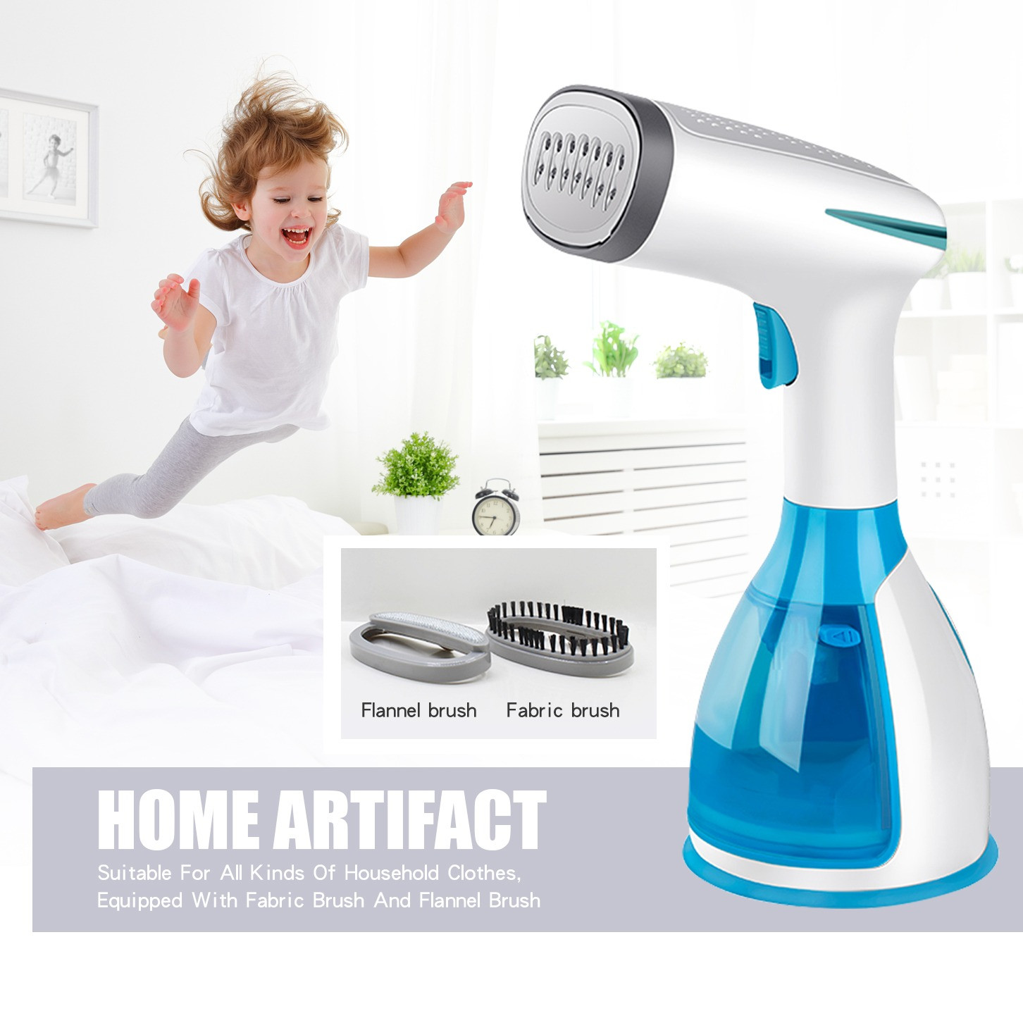 Bàn ủi hơi nước - Bàn là hơi nước cầm tay TLK - BL02 công suất 1500w dung tích 280ml (Hàng Chính Hãng)