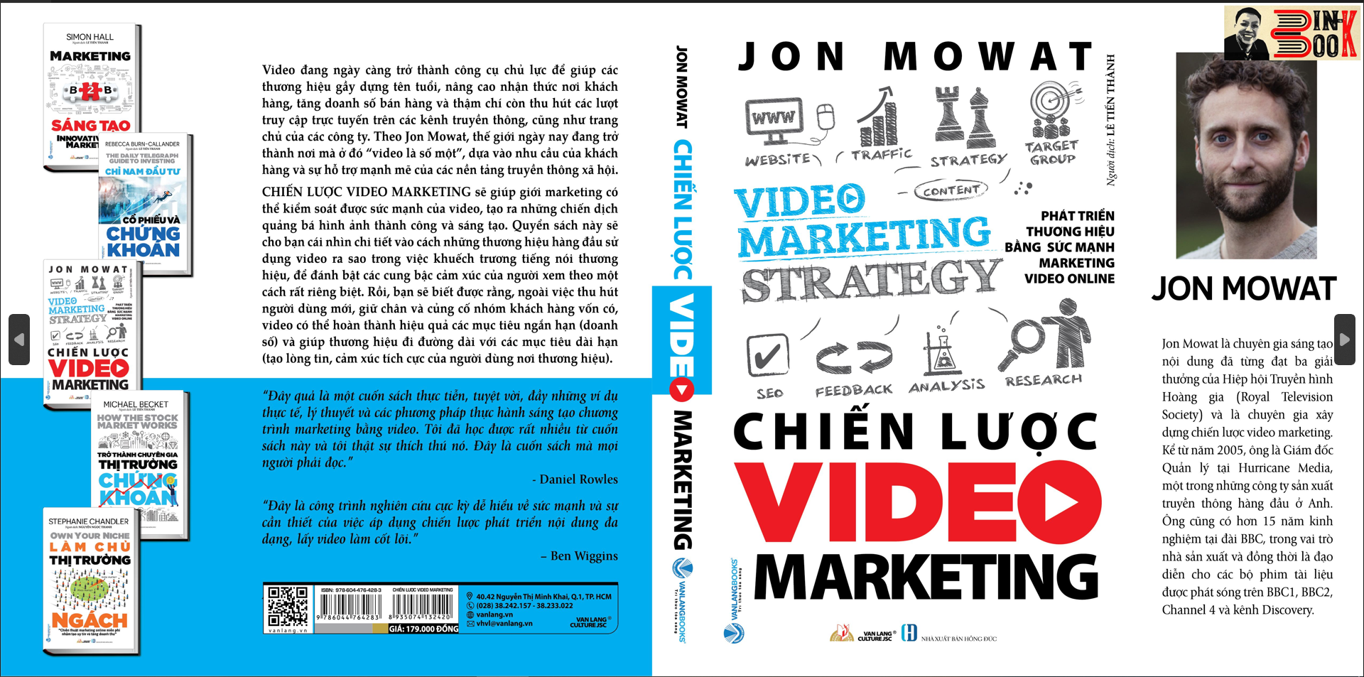 CHIẾN LƯỢC VIDEO MARKETING – Jon Mowat -  Minh Tuấn dich- Văn Lang- NXB Hồng Đức 