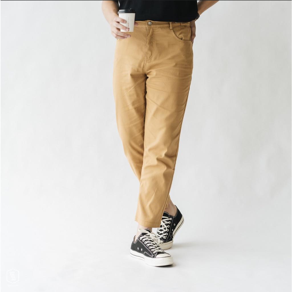 Quần dài nam dáng suông SSSTUTTER chất liệu khaki cao cấp modern jeans