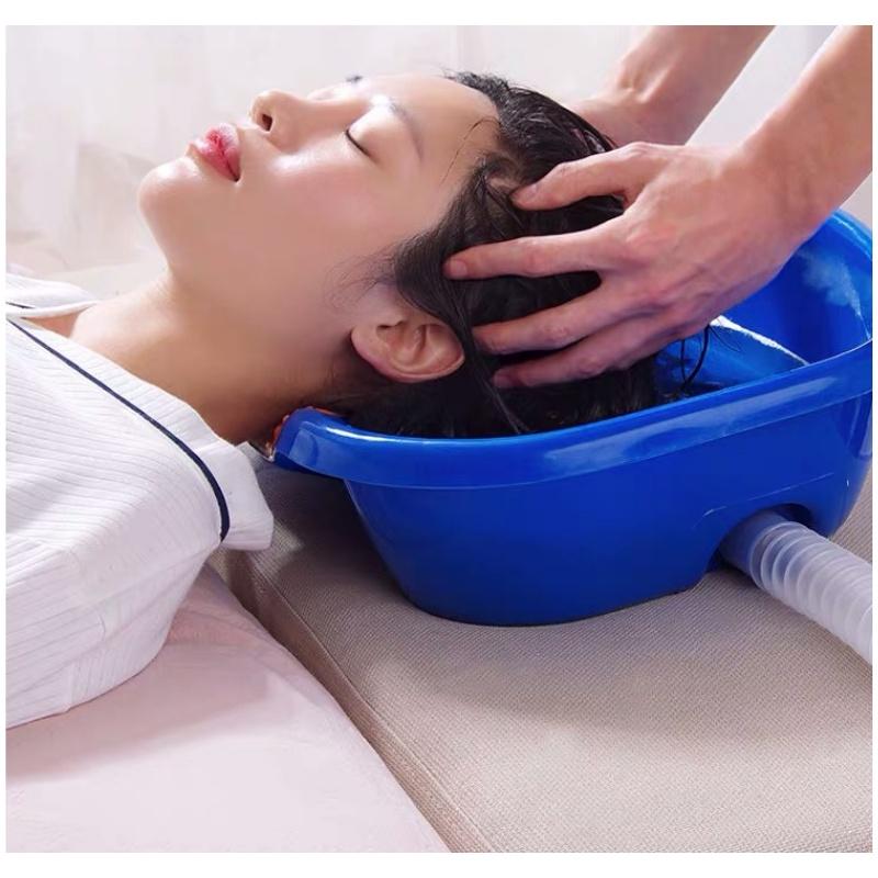 Chậu gội đầu TẠI GIƯỜNG massage cho gia đình chậu gội tại nhà như ở quán vô cùng tiện lợi