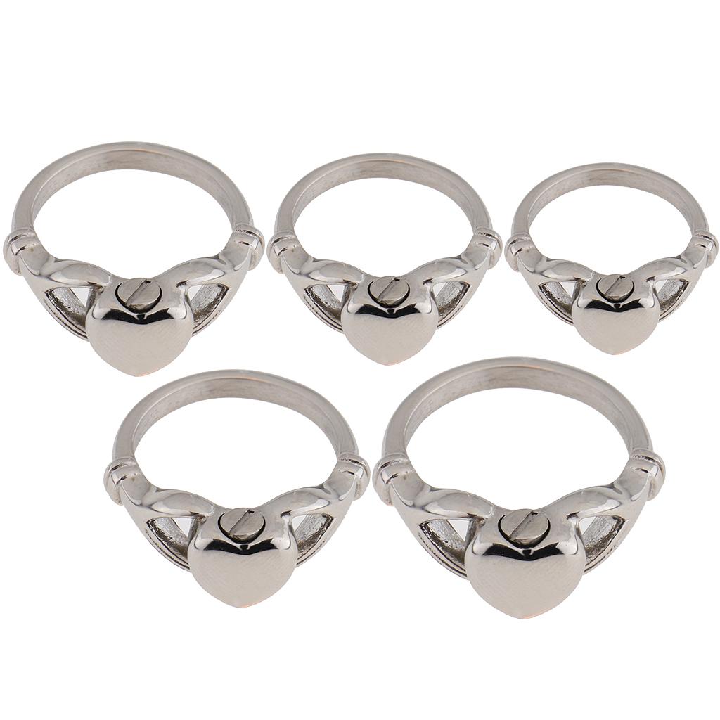 Heart Memorial Ring Pet Urn Ashes Holder Finger Ring Cremation Jewelry
