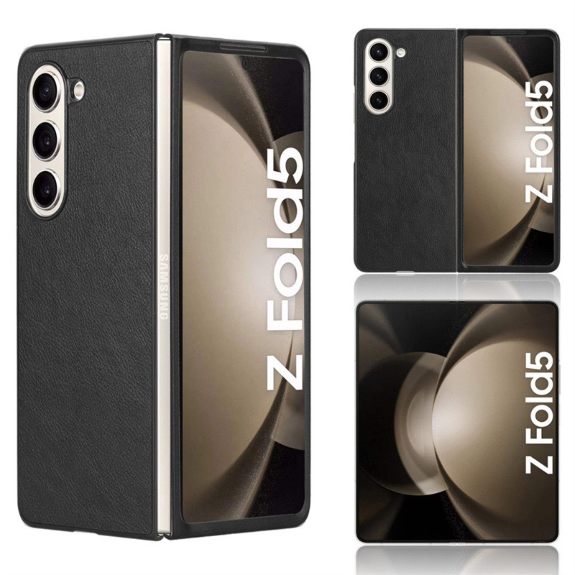 Ốp Lưng Case Da Dành Cho Samsung Galaxy Z Fold 5, Kai.N Leather Cover - HÀNG CHÍNH HÃNG