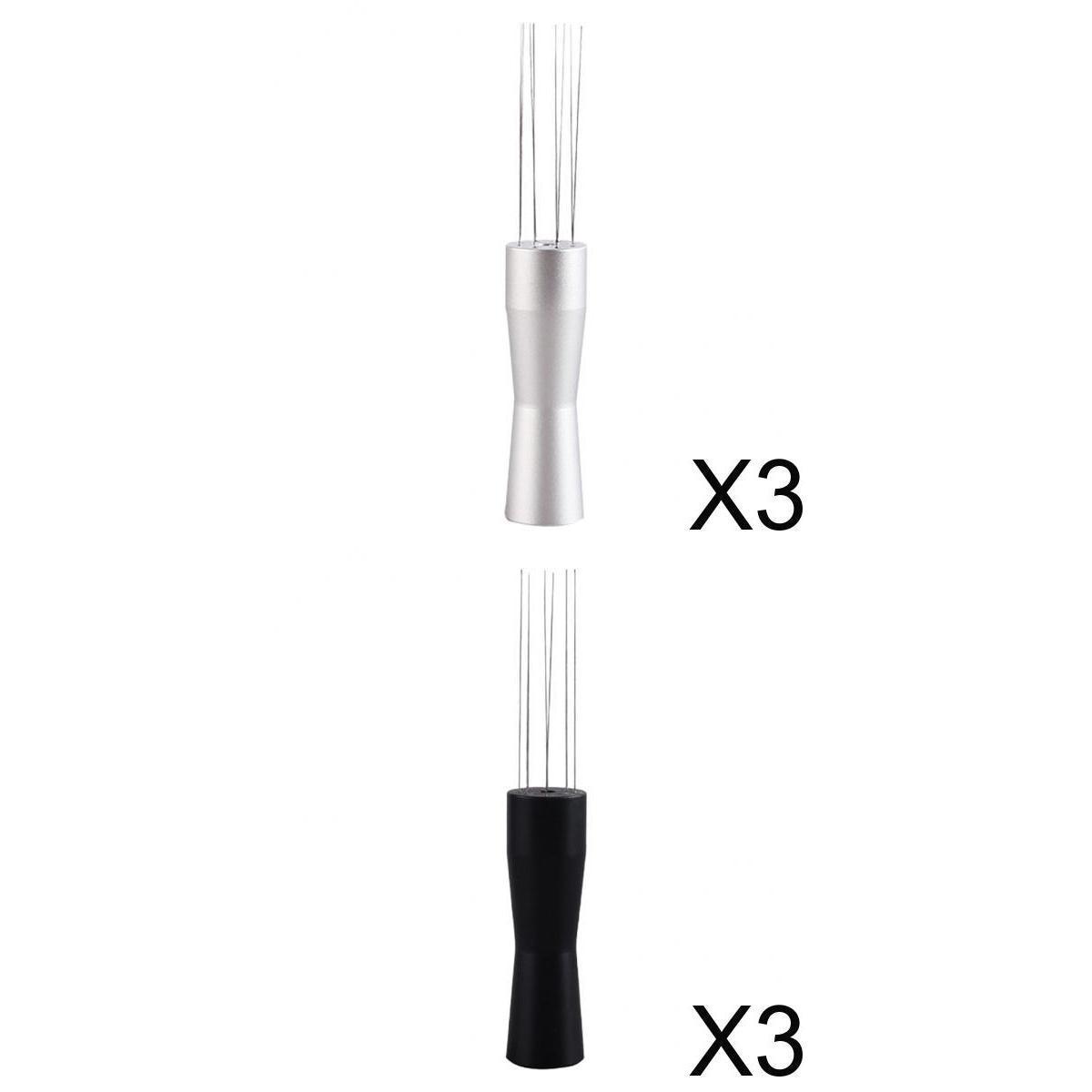 6x Professional Needle Coffee Tamper Distributor Stirrer Easy to Clean