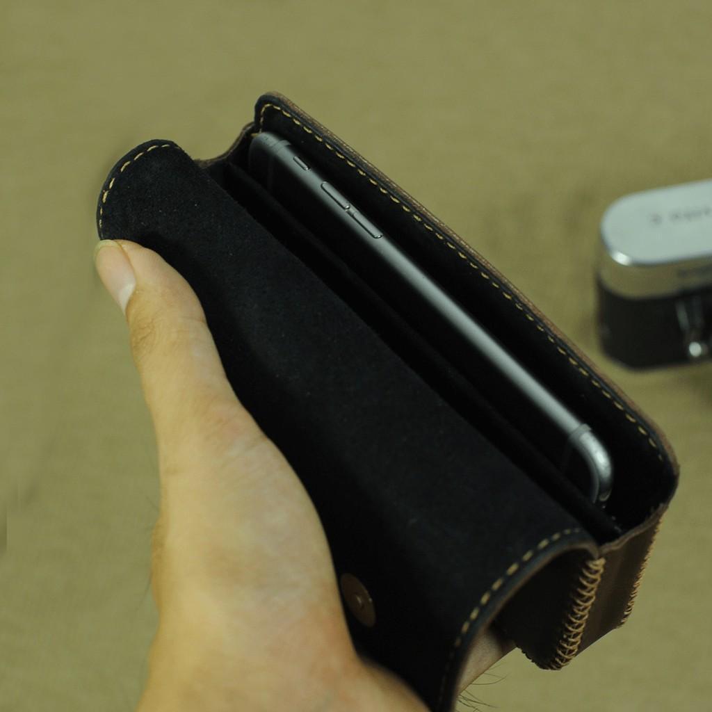 Bao da handmade đeo hông dành cho Samsung A8 VI469