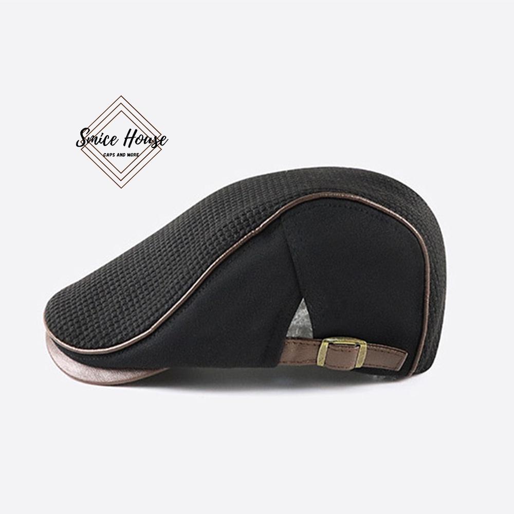 Nón beret denim Jamont nam cao cấp thoáng khí mũ nồi nam cao tuổi cho ông và bố hàng nhập khẩu- Smice House