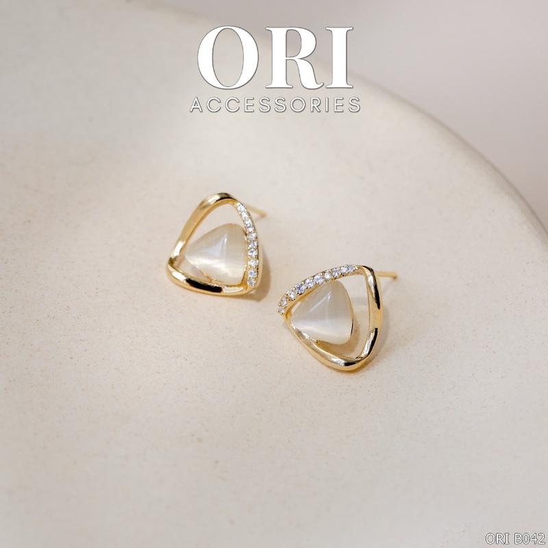 Khuyên tai nữ đính đá Giselle độc đáo thời trang ORI ACCESSORIES B042