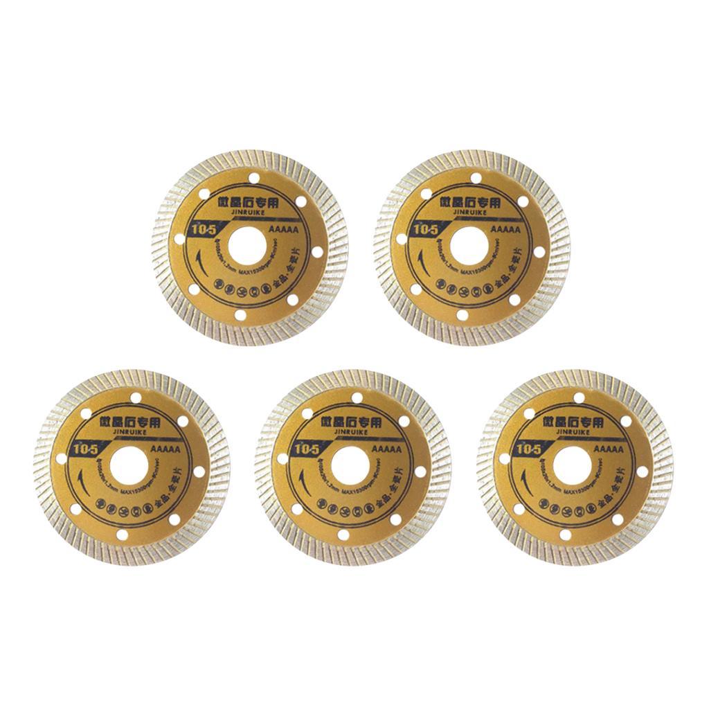5xPorcelain Tile Cutting Diamond Blade Disc 105mm 4inch Angle Grinder Cutter