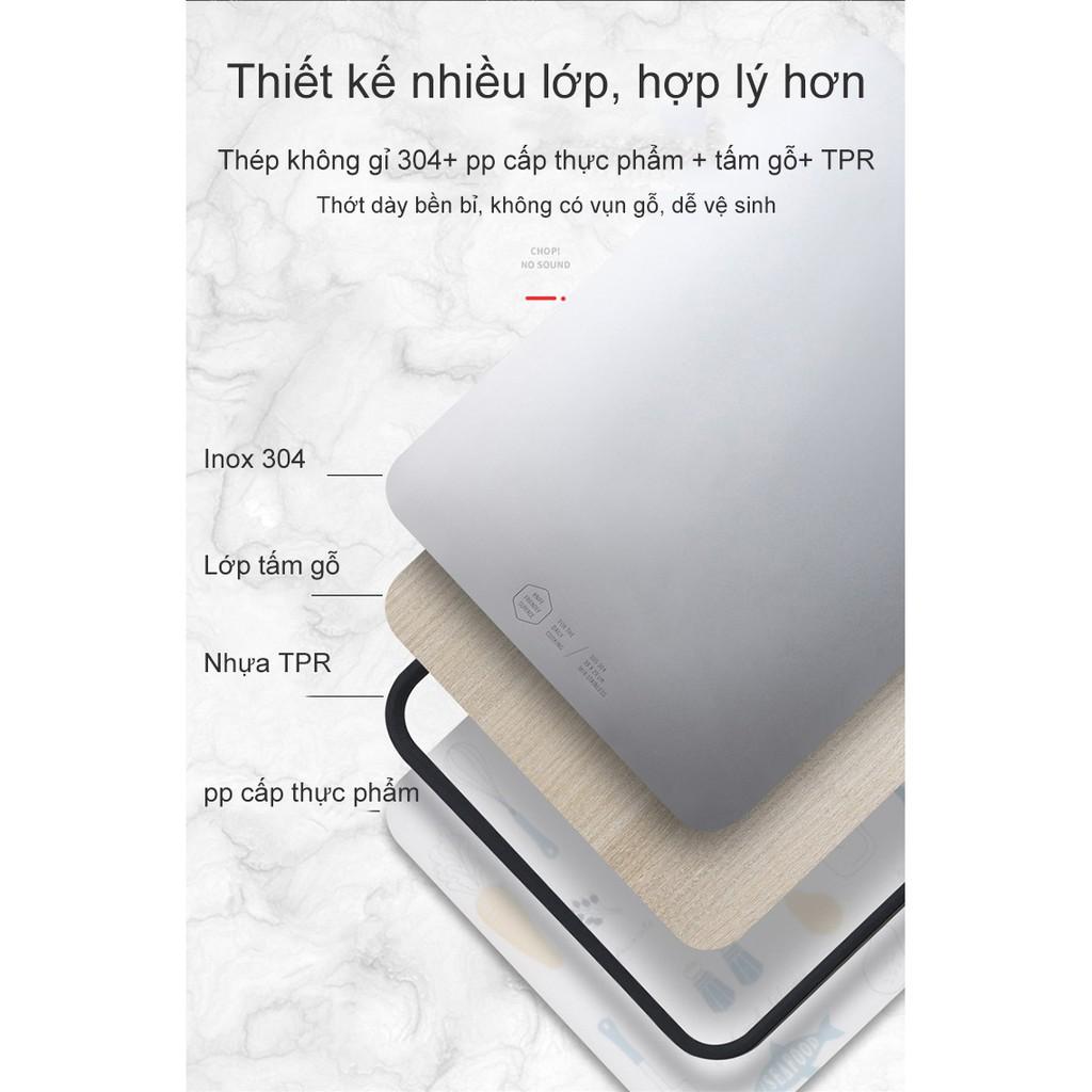 Thớt nhà bếp 2 mặt thép không gỉ