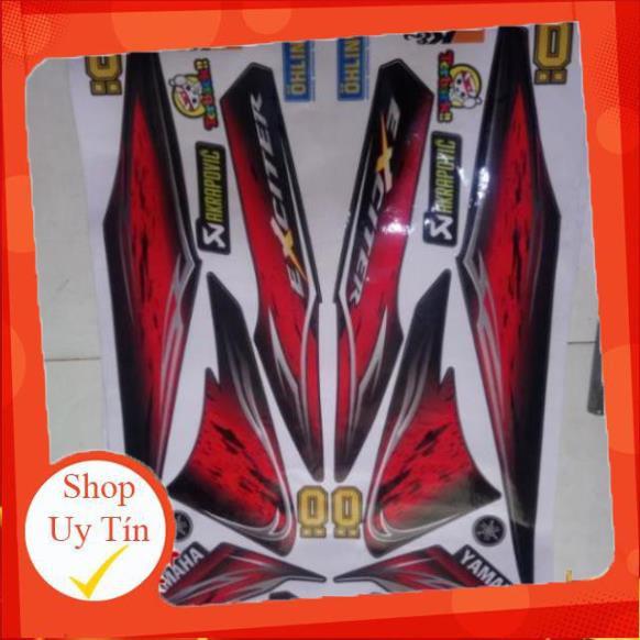 Tem xe ex 2006 đỏ đen