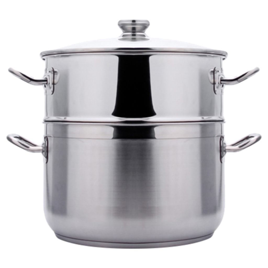 Bộ 2 nồi xửng Fivestar 28cm ST28 nắp kính - Hàng chính hãng