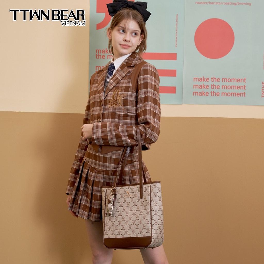 Túi tote da TN2937 TTWN BEAR đeo chéo thời trang công sở