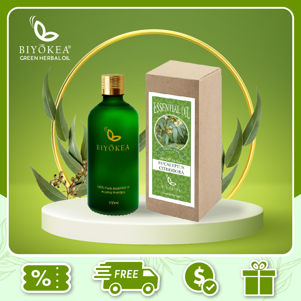 Tinh dầu Bạch Đàn Chanh, tinh dầu thư giãn 100ml BIYOKEA