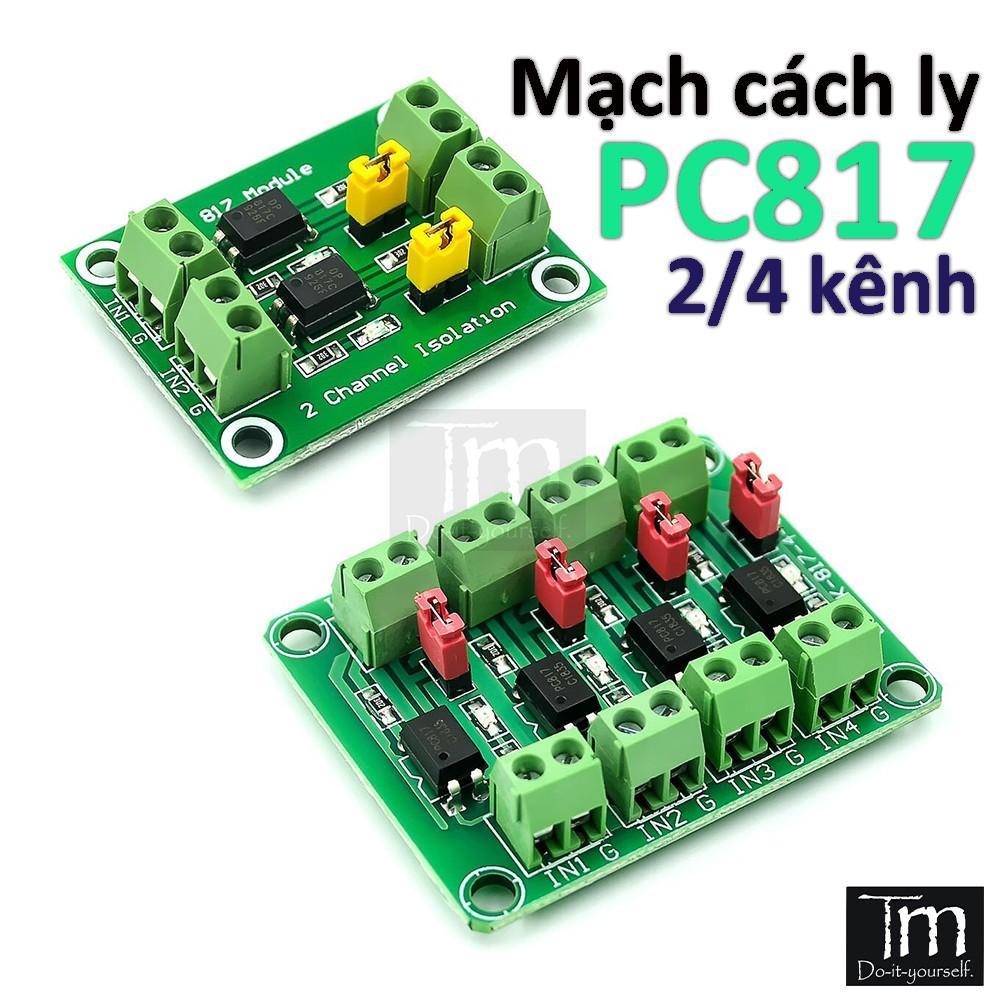 Mạch Opto Cách Ly 2-4 Kênh PC817