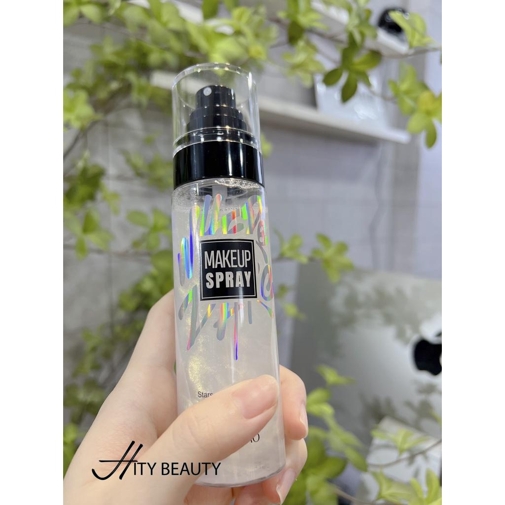 Xịt khoáng khóa lớp Makeup Spay trang điểm giữ ẩm lớp nền giúp da căng bóng 100ml - Hity Beauty