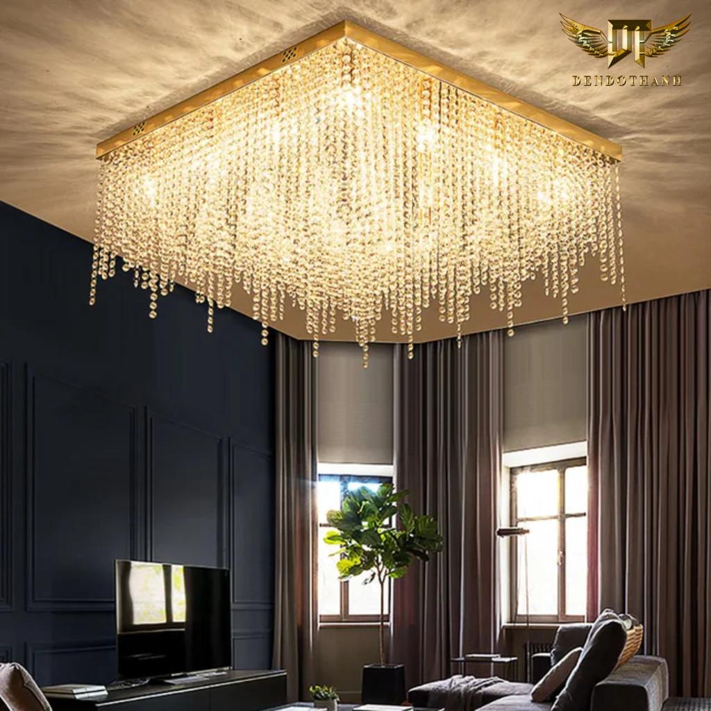 Đèn mâm ốp trần phale phòng khách MPL98 DT LIGHT xu thế mới hàng thiết kế phong cách hiện đại tạo không gian sang trọng (HÀNG NHẬP KHẨU)