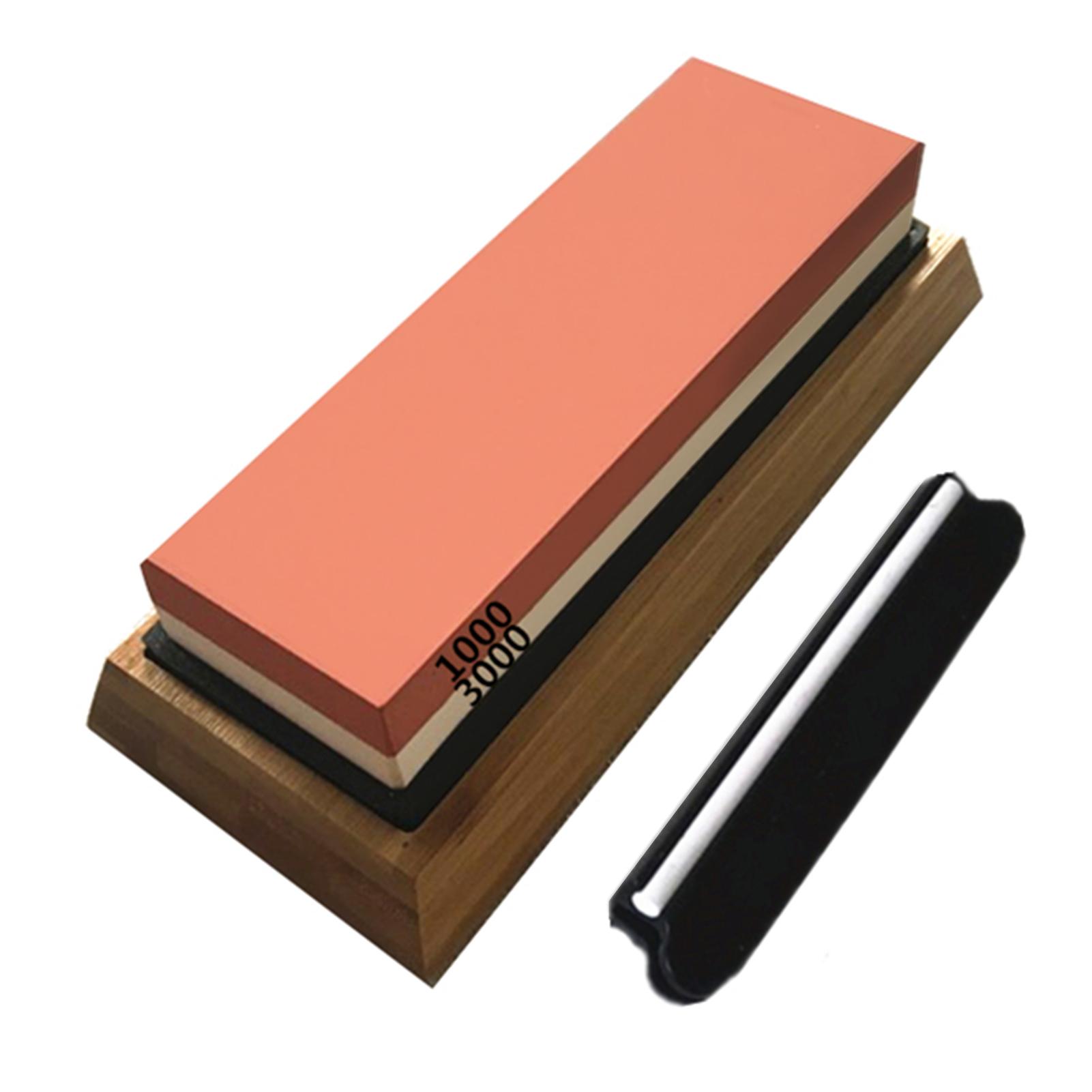 Đá Mài 400/1000 3000/8000 Grit Dành Cho Mọi Lưỡi Dao, Với Dụng Cụ Mài Đế Chống Trượt Và Dẫn Hướng Góc