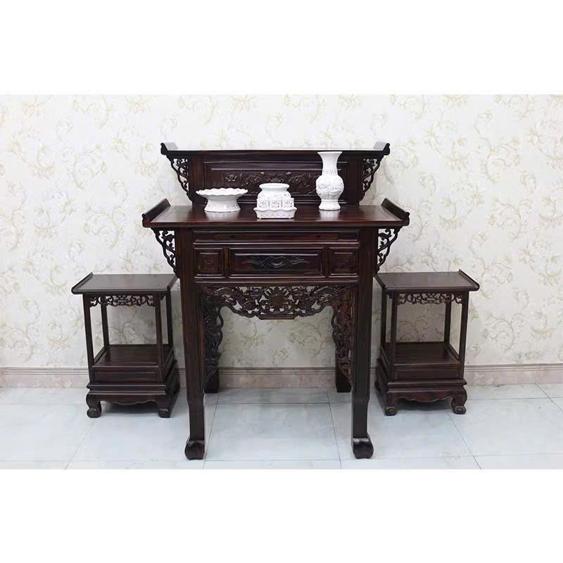 Bàn cúng gỗ , bàn gia tiên ,Bàn thờ gia tiên 2 tầng gỗ muồng , Bàn Thờ Phật