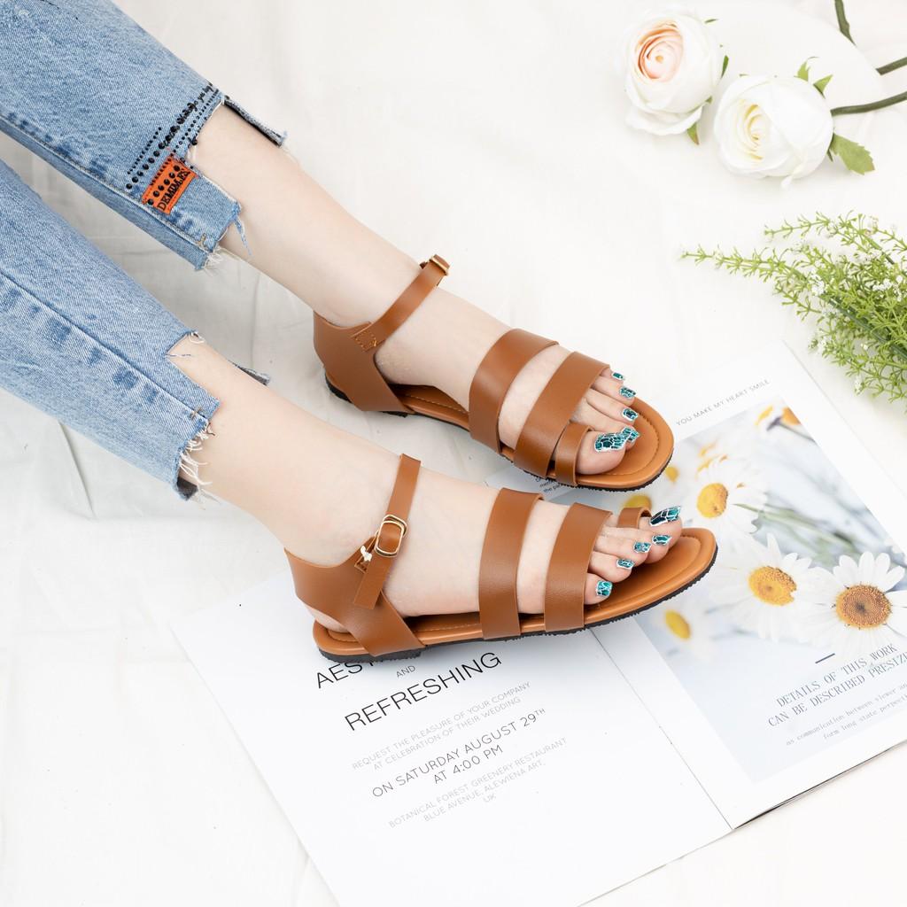 GIÀY SANDAL NỮ THỜI TRANG MWC - GIÀY SANDAL NỮ XỎ NGÓN - GIÀY SANDAL NỮ ĐẾ BỆT QUAI NGANG SIÊU XINH SIÊU HOT NUSD- 2821