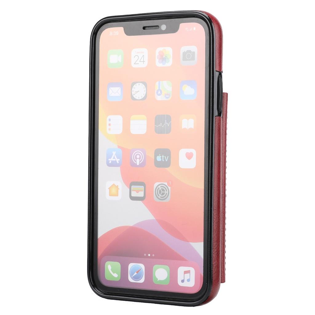 Cho Apple iPhone 11 /11ProMax XS Max XR 7Plus / 8Plus 7 / 8 /SE Ốp lưng dạng ví da lật dành