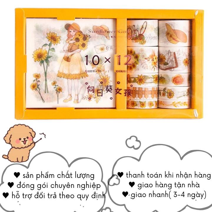 Sticker vintage hình dán trang trí sổ washi tape cổ điển làm sổ tay journal TIMO WS6