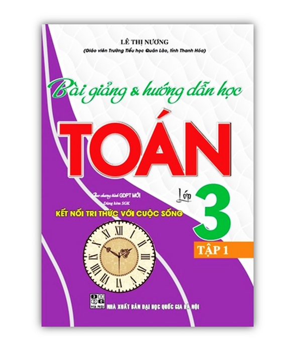 Sách - Combo Bài Giảng và Hướng Dẫn Học Toán Lớp 3 - Tập 1 + 2