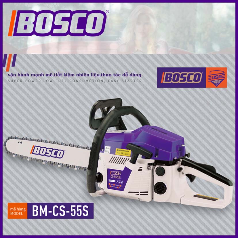 Hình ảnh MÁY CƯA XÍCH IBOSCO BM-CS-55S