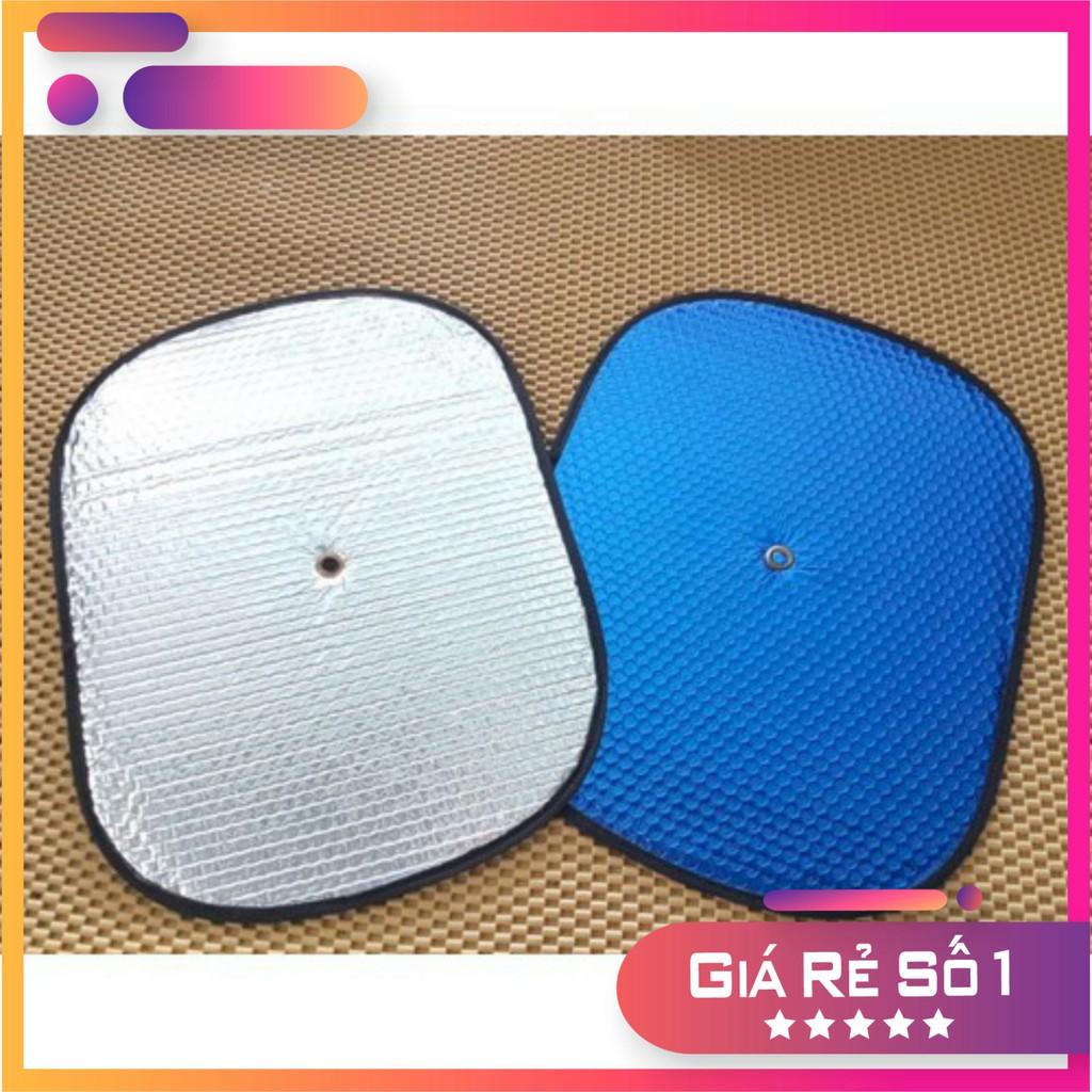 Chắn nắng tròn xốp cho xe ô tô - giá 2 cái có kèm miếng hít
