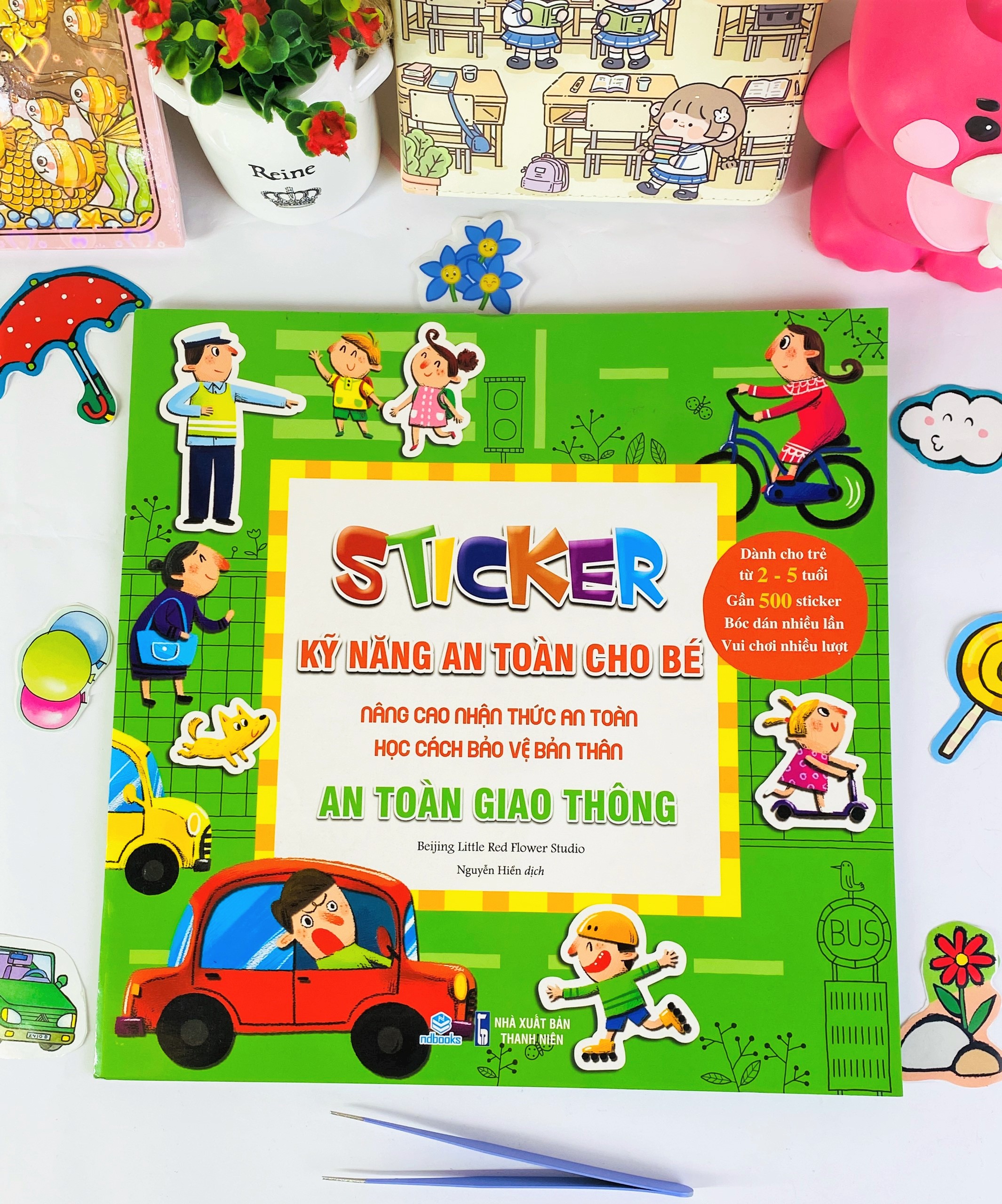 Sách - Combo 6 cuốn Sticker Kỹ Năng An  Toàn Cho Bé - ndbooks