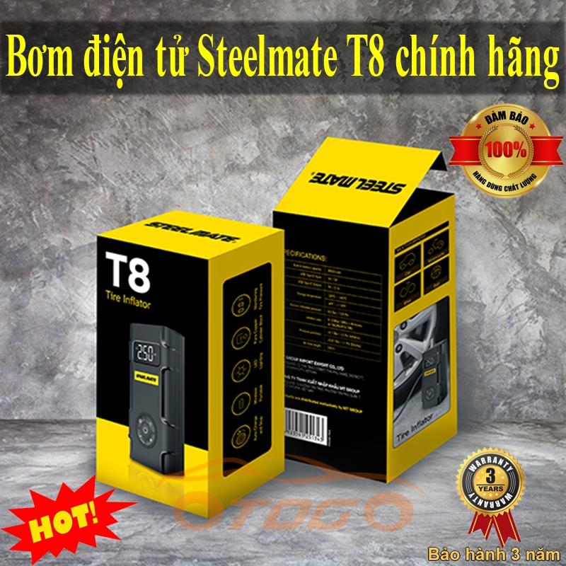 Bơm Điện Tử Thông Minh Mini STEELMATE T8 Chính Hãng , Bảo Hành 3 Năm