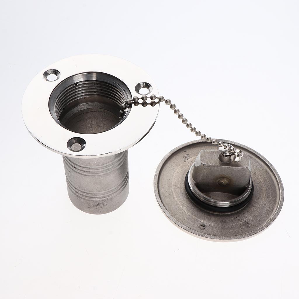 Boat Deck Fill /Filler    1-1/2" - Water Full 316 Stainless Steel