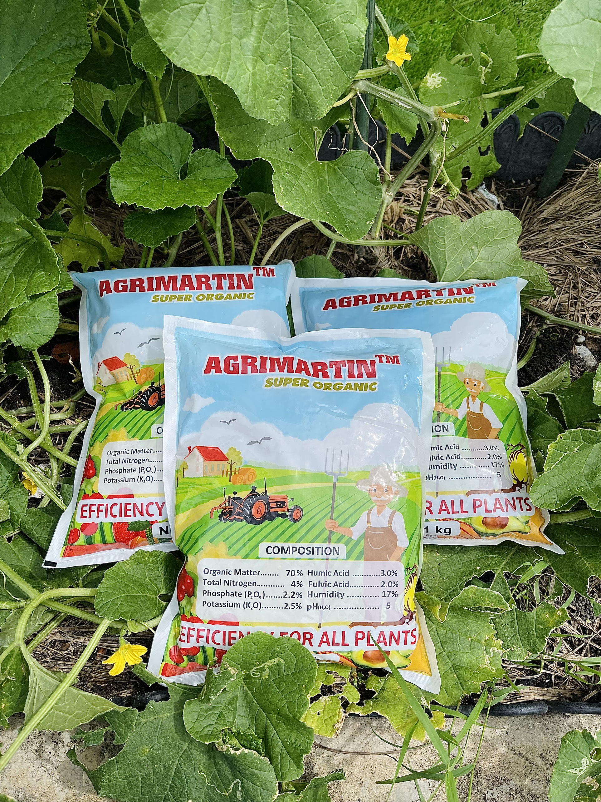 Phân Hữu Cơ Viên Nén Cao Cấp - Agrimartin loại 1Kg
