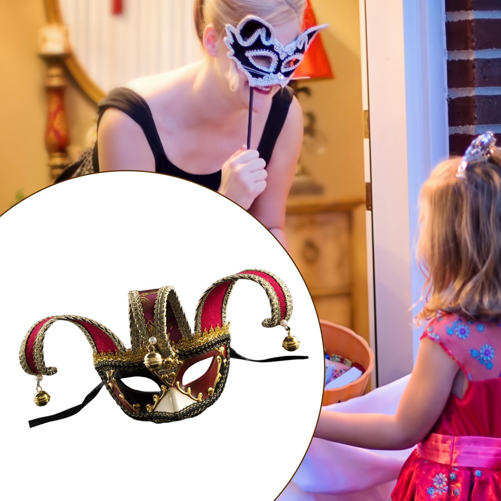 Half Face Mask Costume Cosplay Masquerade Mask Mask for Mardi Gras, Halloween, Party, Festival, Carnival Accessory
