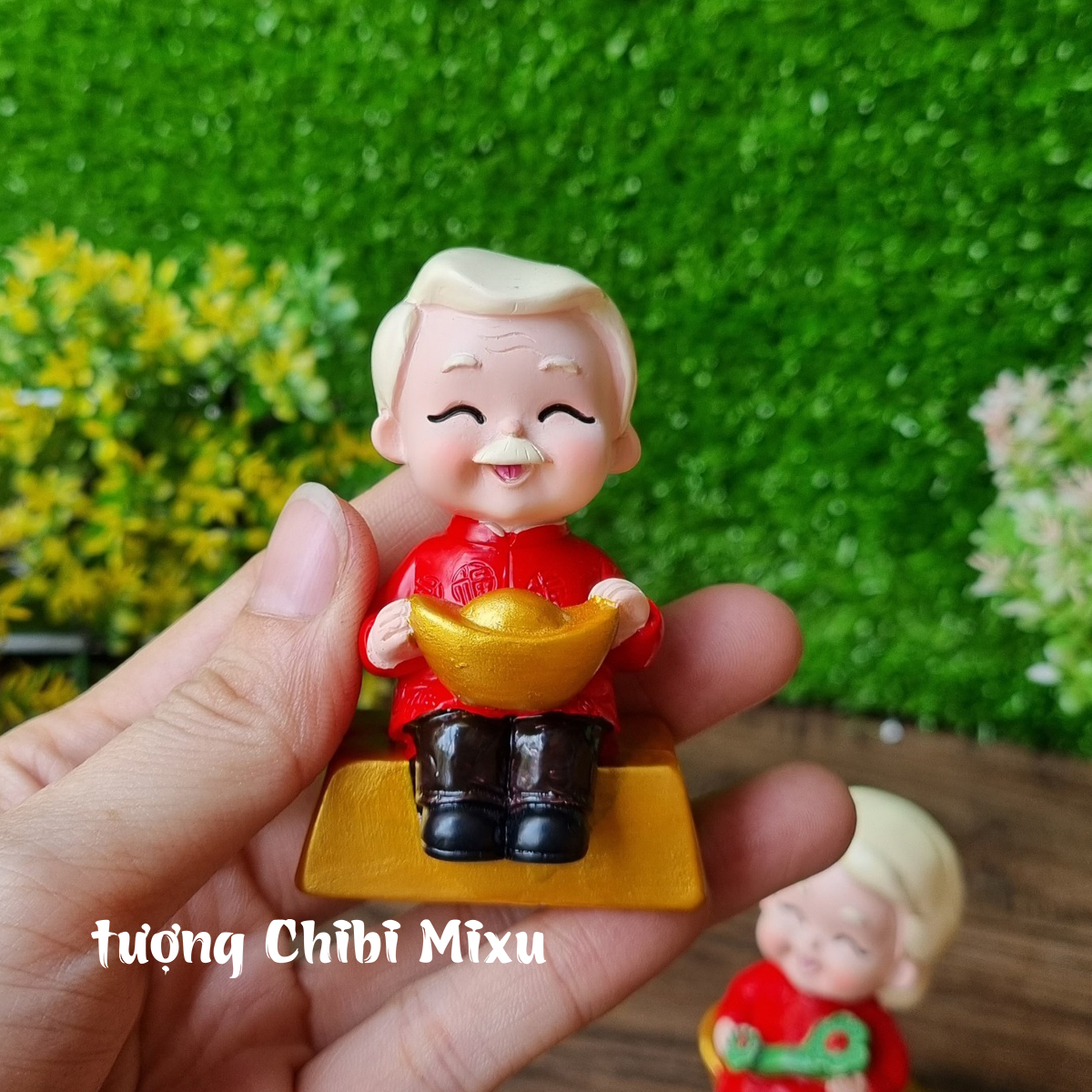 Bộ 02 tượng Ông Bà - Bách Niên Giai Lão