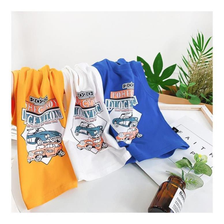 AT24 Size90-130 (9-27kg) Áo thun XILIBA cho bé trai, cotton 100% Thời trang trẻ Em hàng quảng châu