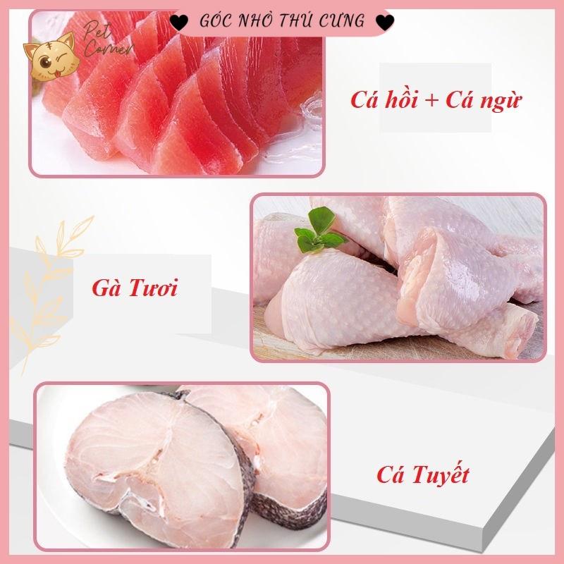 Combo 10 thanh súp thưởng cho mèo hương vị thơm ngon (15gr/thanh)