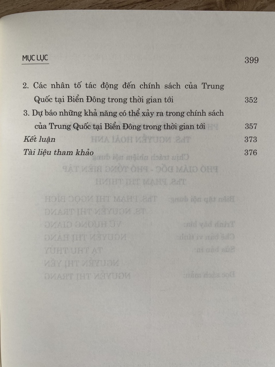 Biển Đông Trong Tầm Nhìn Chiến Lược Của Trung Quốc 10 Năm Nhìn Lại ( 2012 -2022 ) Từ Chính Sách Đến Thực Thi