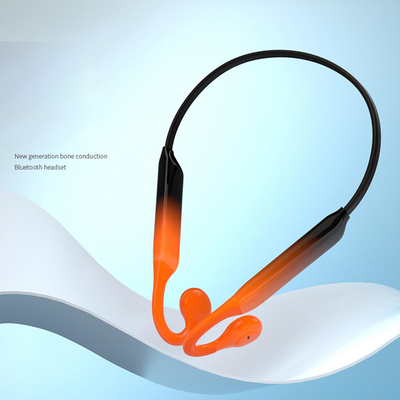 Bluetooth 5.0 Air Conduction Headset, 9D Surround Sound Sport Earphone for Travel Outdoor Sports