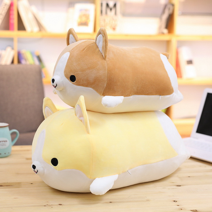 Thú nhồi bông hình chó Corgi đáng yêu TNB234  - Màu ngẫu nhiên